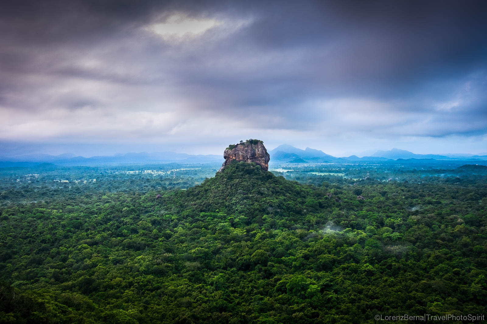 Sigirya from Pidurangala rock