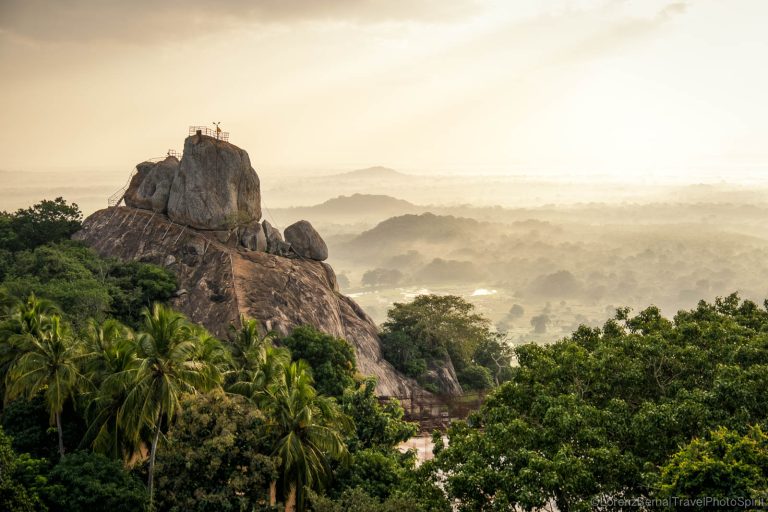 Mihintale Peak, very first settlement of Buddhism in Sri Lanka.
